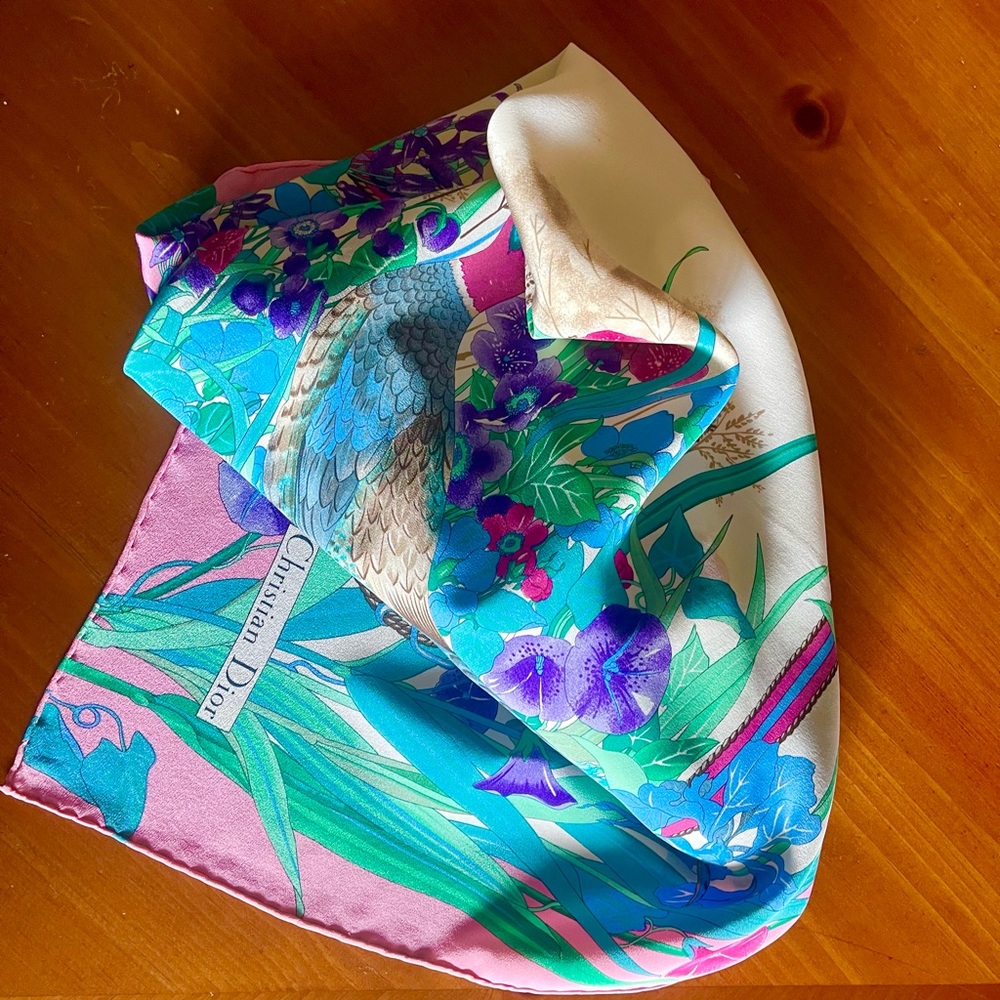 Silk scarf Christian Dior